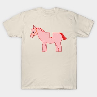 Interpretation of a Minifig Horse T-Shirt
